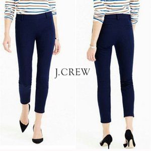 NWT J Crew Winnie Pant City Fit Navy 4